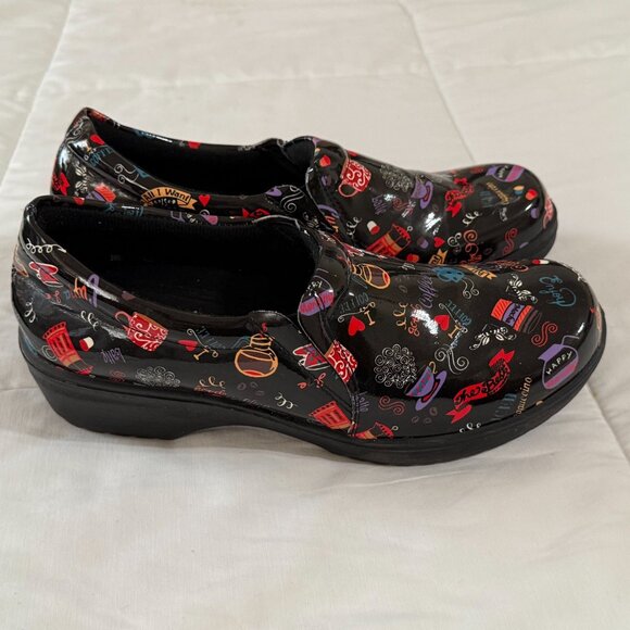 Easy Works Slip resistant Hot Coffee Black , Work shoes size 8.5 tiffany - Picture 5 of 14